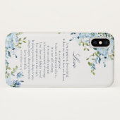 Coques Case-Mate iPhone Aimer l'aquarelle est patient (Dos (Horizontal))