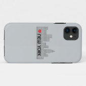 Coques Case-Mate iPhone Aimer NEW YORK (Dos (Horizontal))