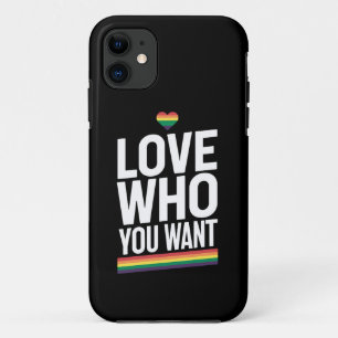 Case-Mate iPhone Case Aimez qui vous voulez drapeau Gay pride arc-en-cie