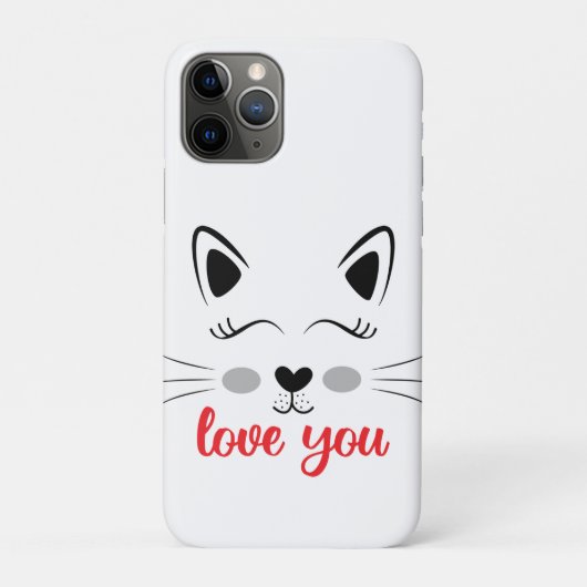 Coques Case-Mate iPhone Aimez votre chat (Dos)