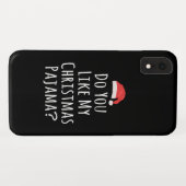 Coques Case-Mate iPhone Aimez-vous mon pyjama de Noël ? (Dos (Horizontal))