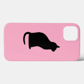 Coques Case-Mate iPhone Air d'iPad "de silhouette de chat", à peine cas (Verso (horizontal))