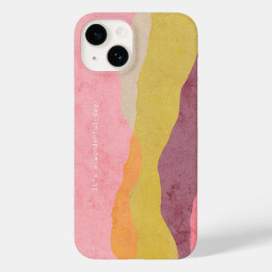 Coque Pour iPhone 14 Air Freshener Abstrait Layers Paper Landscape in