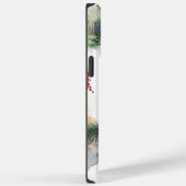 Coques Case-Mate iPhone Airedale Christmas Wreath Festive Pup (Verso / Droite)