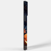 Coques Case-Mate iPhone Airedale d'Halloween avec citrouilles effrayantes (Verso / Droite)