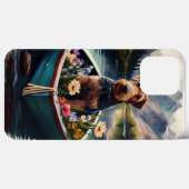 Coques Case-Mate iPhone Airedale Dog on a Paddle : Une aventure Pittoresqu (Verso (horizontal))