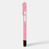 Coques Case-Mate iPhone Airedale Terrier Cute Chien Tête Sur Coeurs Rose (Verso / Gauche)