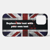 Coques Case-Mate iPhone Ajouter du texte sur le drapeau anglais Jeu d'orei (Verso (horizontal))