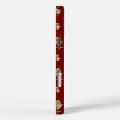 Coques Case-Mate iPhone Ajouter le Motif initial Red Joyeux Noël Jalapeño (Verso / Droite)