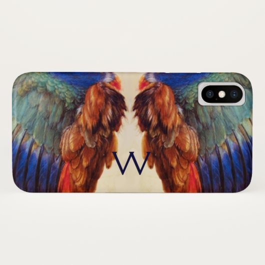 COQUES Case-Mate iPhone AJOUTER LES PÈRES D'UN MONOGRAMME ROULEUR EUROPÉEN (Dos (Horizontal))