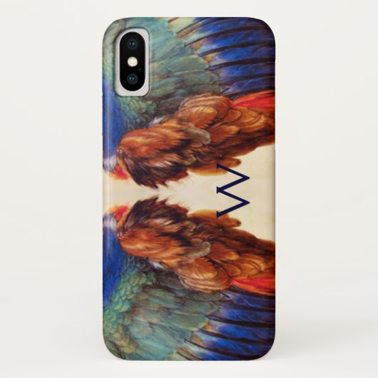 COQUES Case-Mate iPhone AJOUTER LES PÈRES D'UN MONOGRAMME ROULEUR EUROPÉEN (Dos)