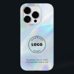 Coque Pour iPhone 14 Pro Ajouter Logo d'entreprise Holographique Personnali<br><div class="desc">Logo d'entreprise et adresse de retour do-it-yourself Boîtier téléphonique moderne que vous pouvez facilement modifier et remplacer par votre logo d'entreprise en cliquant sur le bouton "Personnaliser". Un moyen idéal de faire de la publicité pour votre entreprise ou comme un swag pour les employés et les clients. Pas de minimum...</div>