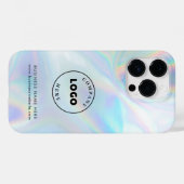 Coques Case-Mate iPhone Ajouter Logo d'entreprise Holographique Personnali (Verso (horizontal))