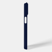 Coques Case-Mate iPhone Ajouter Nom Bleu Marine Foncé Gros Plan Tournesol (Verso / Droite)