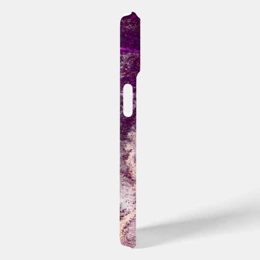 Coques Case-Mate iPhone Ajouter Photo & Texte Elegant Classy Marble violet (Verso / Droite)