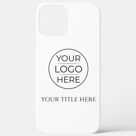 Coques Case-Mate iPhone Ajouter simplement votre logo Entreprise (Verso)