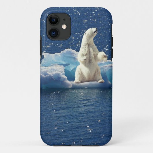 Coques Case-Mate iPhone Ajouter SLOGAN pour sauver les ours polaires Planè (Dos)