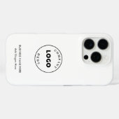 Coques Case-Mate iPhone Ajouter un logo d'entreprise Employés d'entreprise (Verso (horizontal))