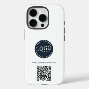 Coques iPhone 16 Pro Ajouter un logo d'entreprise et un code QR de site