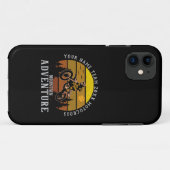 Coques Case-Mate iPhone Ajouter un nom Année Motocross Mountain Adventure (Dos (Horizontal))
