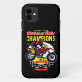 Coques Case-Mate iPhone Ajouter un nom Année Motocross Retro Champions Rid (Dos)
