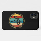 Coques Case-Mate iPhone Ajouter un nom Changer le texte Petit peu de mal (Dos (Horizontal))