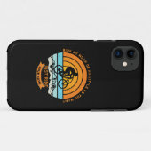 Coques Case-Mate iPhone Ajouter un nom Changer tout le texte Vélo de monta (Dos (Horizontal))