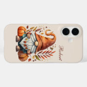 Coques Case-Mate iPhone Ajouter un nom de gnome saisonnier (Verso (horizontal))