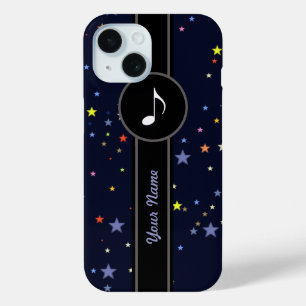 Coque Pour iPhone 15 ajouter un nom / une note de musique