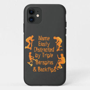 Case-Mate iPhone Case Ajouter un texte de nom facilement distrait par un