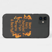 Coques Case-Mate iPhone Ajouter un texte de nom facilement distrait par un (Dos (Horizontal))