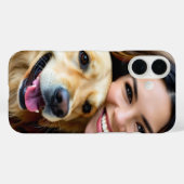 Coques Case-Mate iPhone Ajouter une photo de Retriever doré Personnaliser (Verso (horizontal))