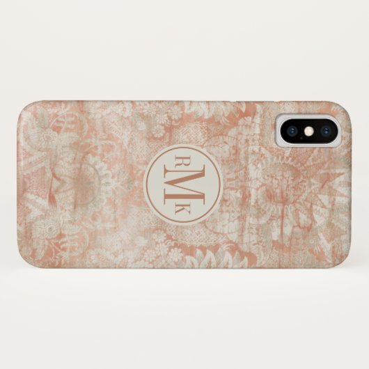 Coques Case-Mate iPhone Ajouter vos initiales | Gaine (Dos (Horizontal))