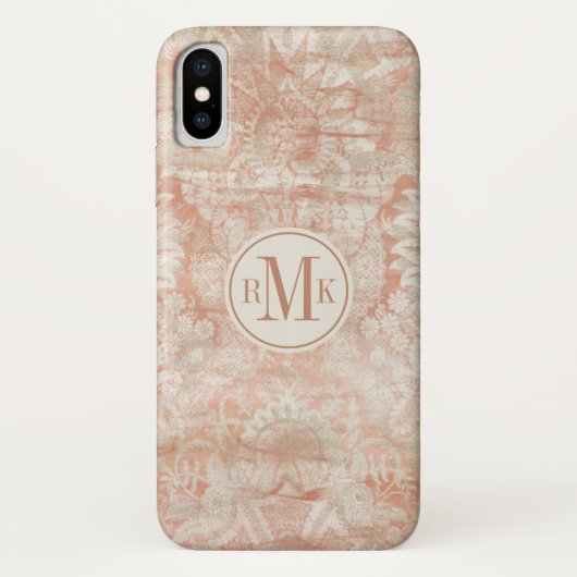 Coques Case-Mate iPhone Ajouter vos initiales | Gaine (Dos)