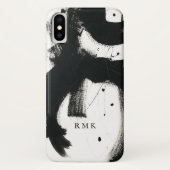 Coques Case-Mate iPhone Ajouter vos initiales | Gesture Onyx (Dos)