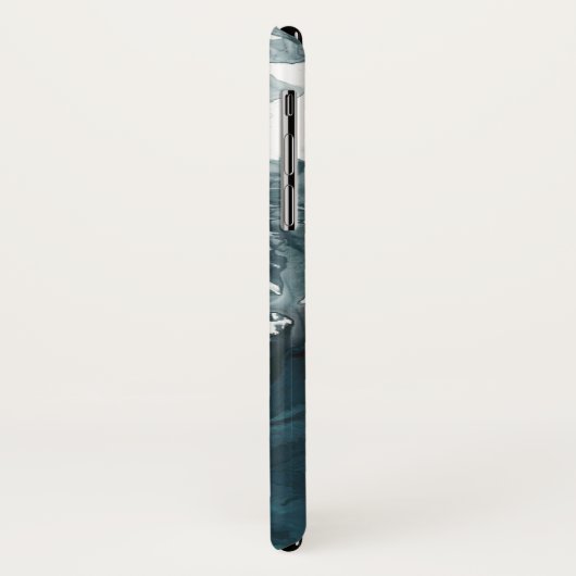 Coques Case-Mate iPhone Ajouter vos initiales | Indigo Tempest (Dos/Gauche)