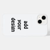 Coques Case-Mate iPhone ajouter votre conception (Verso (horizontal))