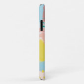 Coques Case-Mate iPhone Ajouter votre initiale | Abstrait visage frais (Dos/Droite)