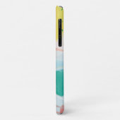 Coques Case-Mate iPhone Ajouter votre initiale | Abstrait visage frais (Dos/Gauche)