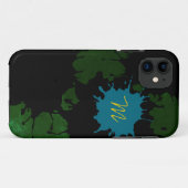 Coques Case-Mate iPhone ajouter votre initiale aux splashes (Dos (Horizontal))