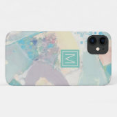 Coques Case-Mate iPhone Ajouter votre initiale | White Rock Pastel (Dos (Horizontal))