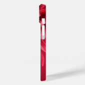 Coques Case-Mate iPhone Ajouter votre nom chrysanthemum rouge teinte (Verso / Gauche)