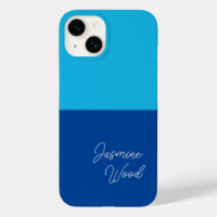 Ajouter Votre Nom Modern Minimaliste Blue