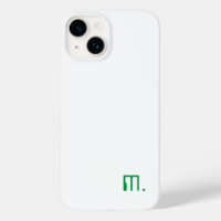 Ajouter Votre Nom Moderne Minimaliste Vert Blanc