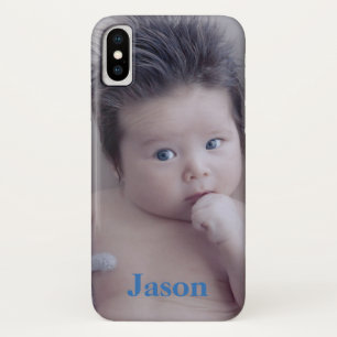 Coque iPhone X Ajouter votre photo personnelle et votre nom ou te