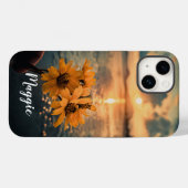 Coques Case-Mate iPhone Ajouter votre propre belle photo Monogramme cadeau (Verso (horizontal))