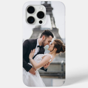 Coque iPhone 15 Pro Max Ajouter votre propre photo personnalisée MARIAGE
