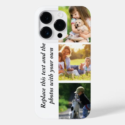 Coques Case-Mate iPhone Ajouter votre propre texte et photos (Verso)