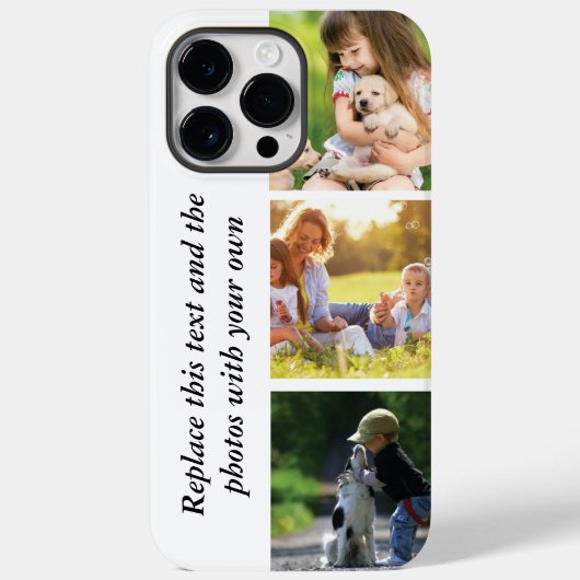 Coques Case-Mate iPhone Ajouter votre propre texte et photos (Verso)