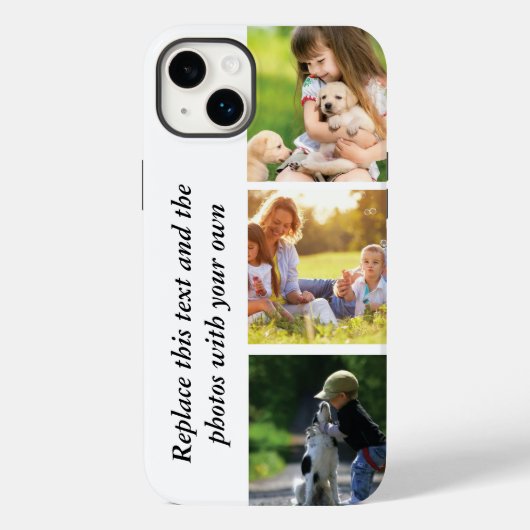 Coques Case-Mate iPhone Ajouter votre propre texte et photos (Verso)